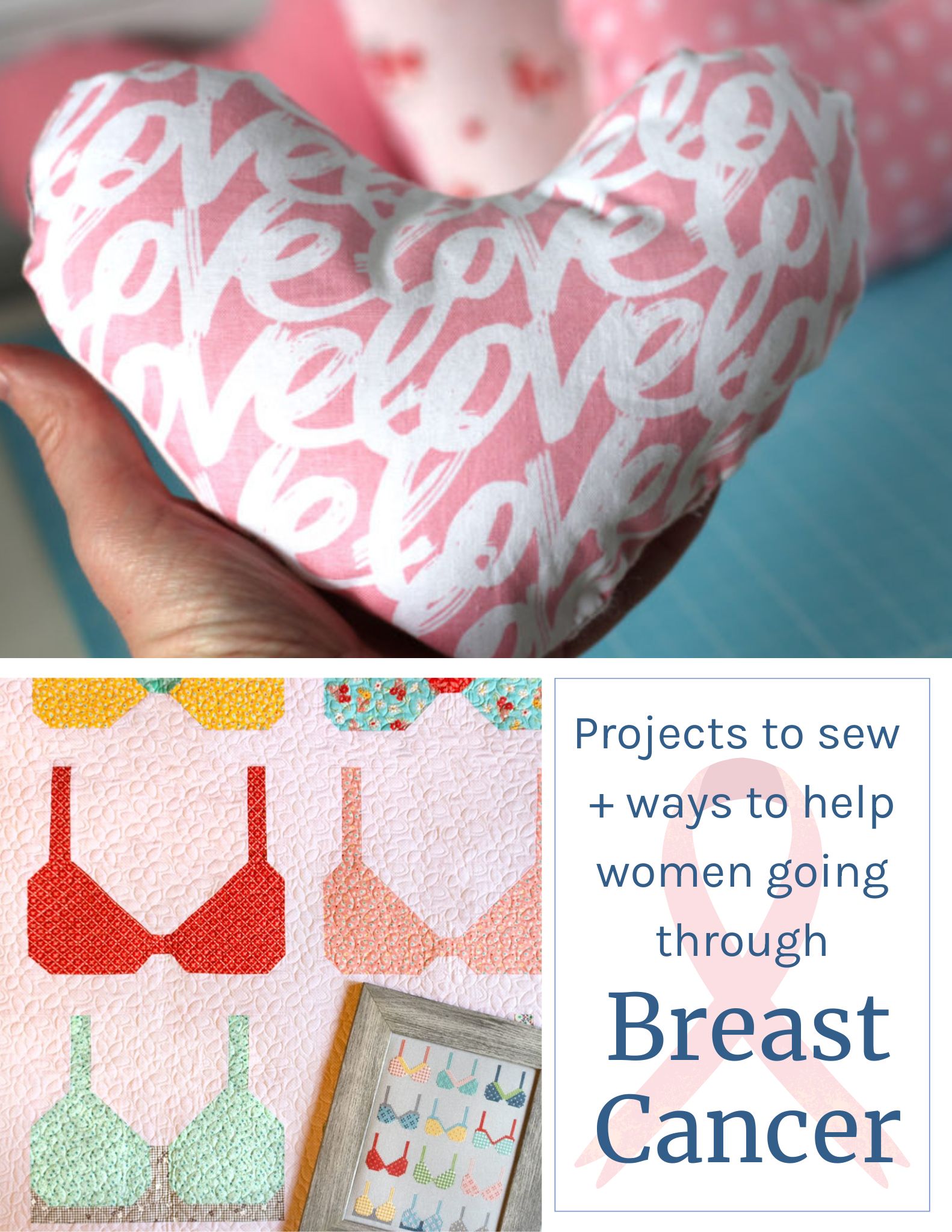Sew Goodness - Breast Cancer Awareness + Sewing Service