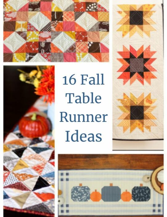 DIY Table Runners perfect for Thanksgving