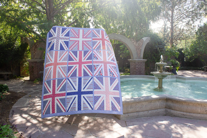 Union Jack quilt pattern by Amy Smart - featuring Liberty of London Carnaby Collection