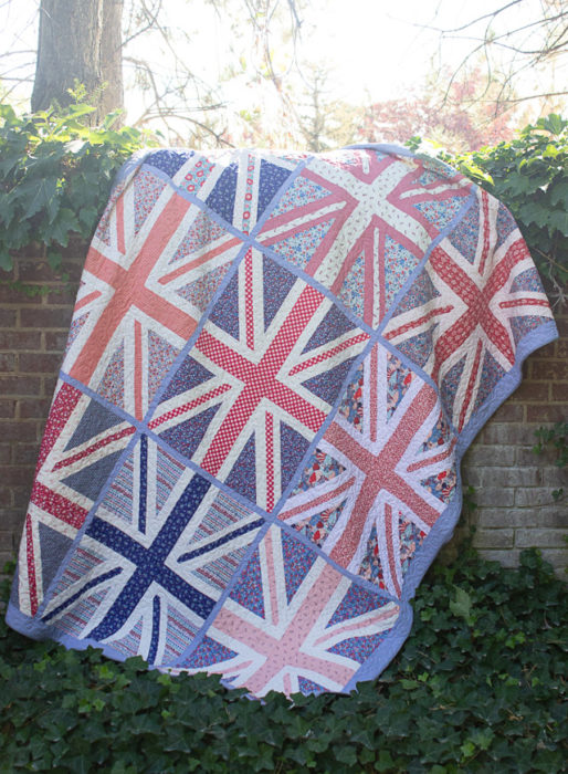 Union Jack quilt pattern by Amy Smart - featuring Liberty of London Carnaby Collection