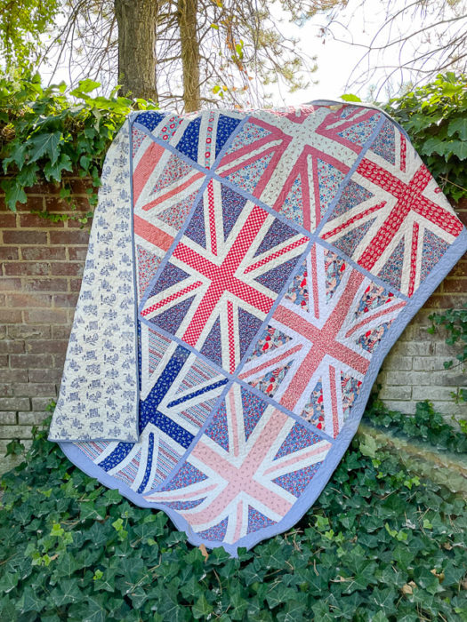 Union Jack quilt pattern by Amy Smart - featuring Liberty of London Carnaby Collection