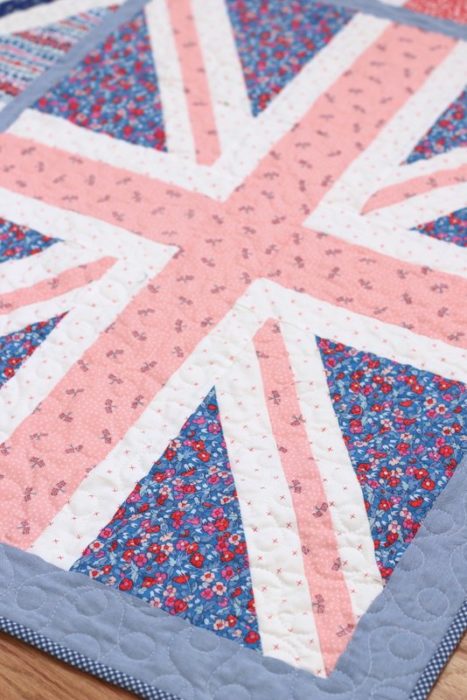 Liberty of London + Notting Hill Union Jack fabric by Amy Smart