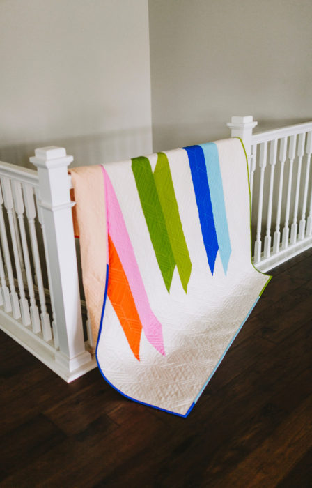 Double Edged Modern Crib Quilt Tutorial from Rachel of Wren Collective