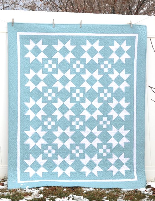 Free Stars quilt pattern - throw size from Amy Smart