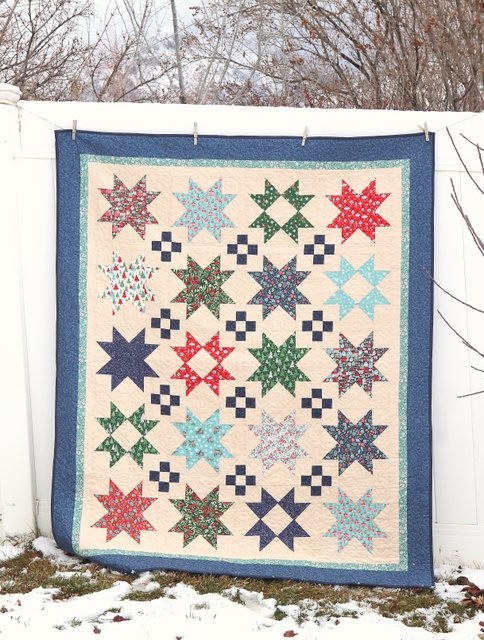 Winter Sentimental Stars - a free pattern by Amy Smart