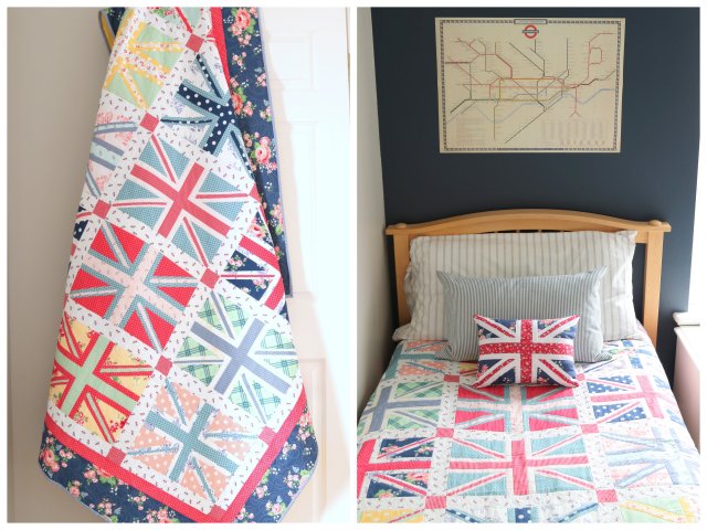 Union Jack Quilt Pattern by Amy Smart