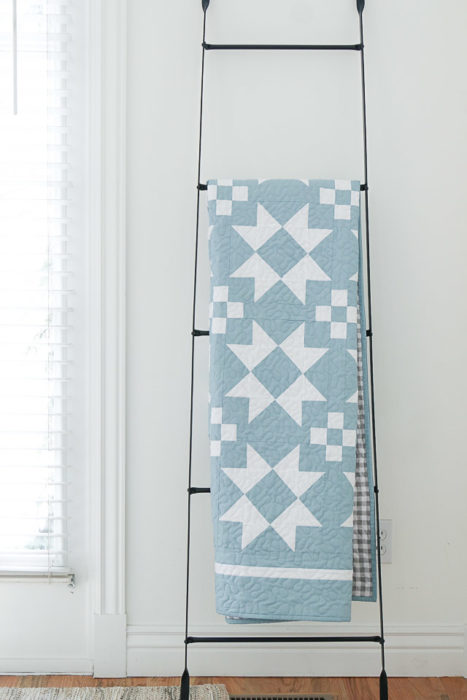 Blue and White Stars - Free quilt pattern from Amy Smart
