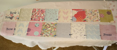 Charm Pack Baby Quilt Tutorial featured by top US quilting blog, Diary of a Quilter