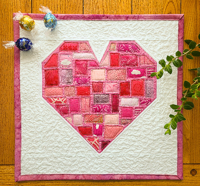 Heart Quilt Block Paper Piecing Pattern I Heart Quilting 