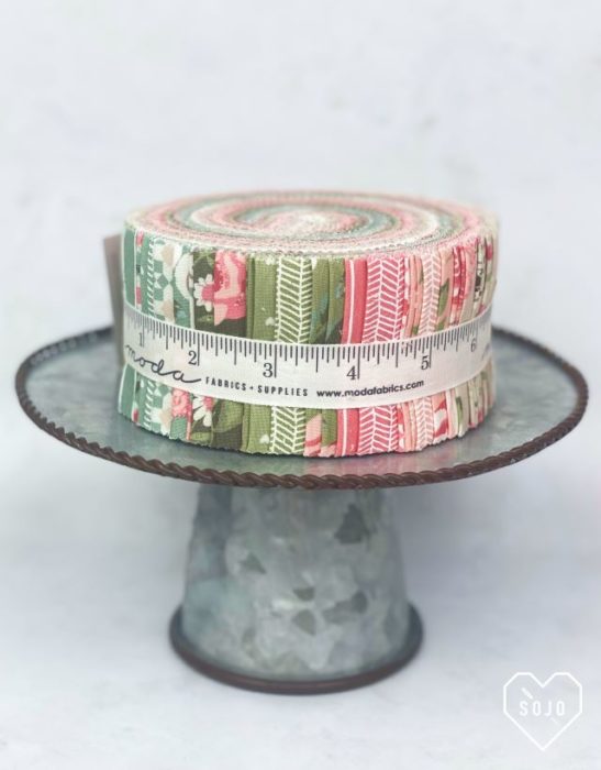 Love Note Jelly Roll from Lela Boutique available at SOJO Fabric