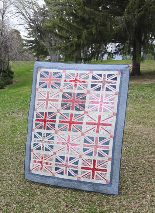 Liberty Union Jack Quilt made by Amy Smart