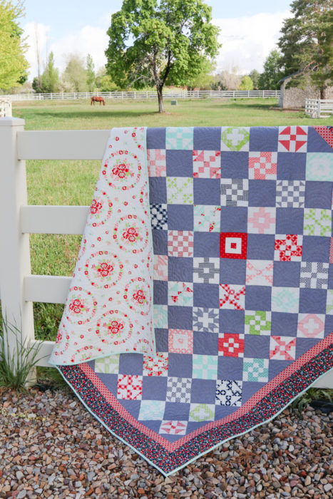 Sampler Quilt with Bonnie and Camille Fabric