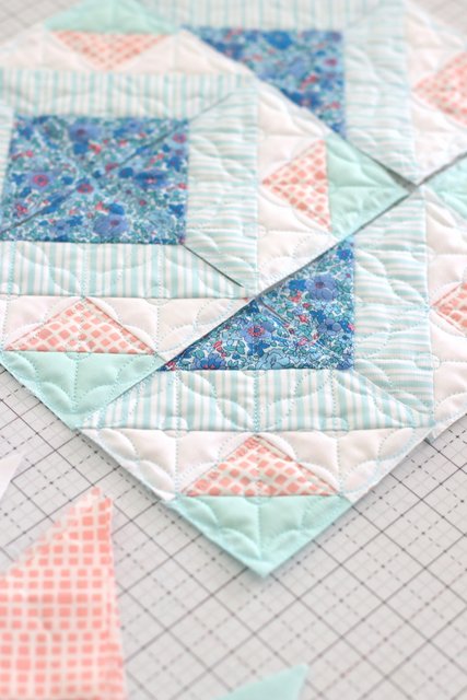 Foundation Piecing and Quilting in the hoop with M.E. Time