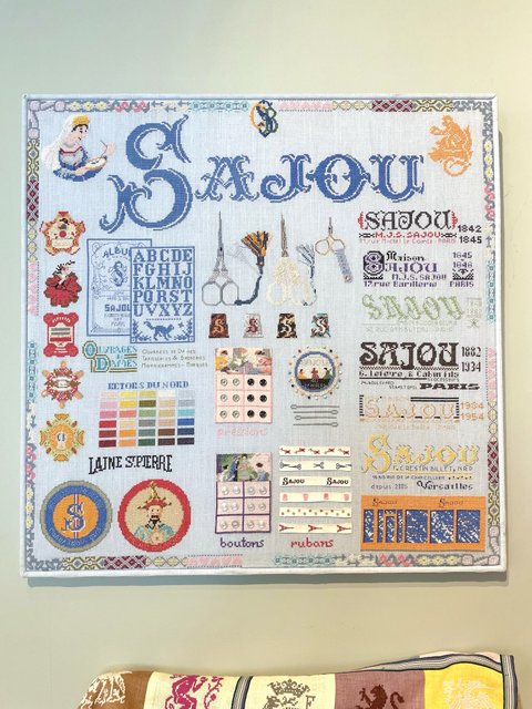 Sajou French embroidery sampler