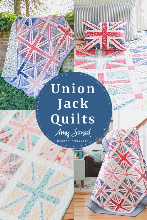 Union Jack Quilt Pattern color options