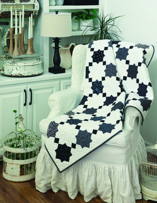 Black and White quilt from Amber Johnson's book Quilt the Rainbow