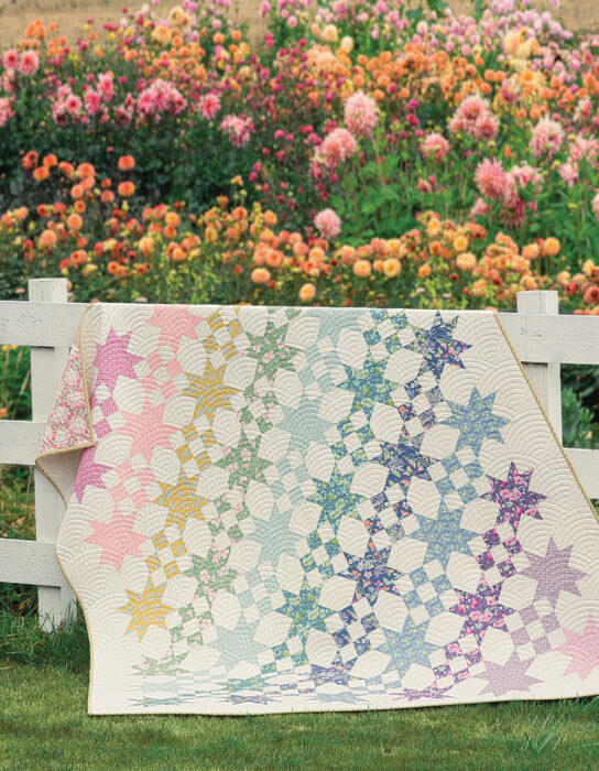 Star Studded Quilt from Quilt the Rainbow by Amber Johnson