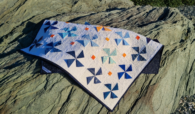 3D Prairie Points Quilt Block Tutorial