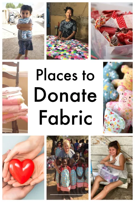 Charity Sewing Ideas - Places to Donate Fabric