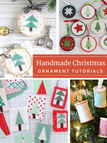 20+ Handmade Holiday Christmas Ornament Tutorials