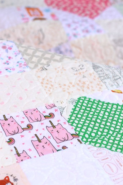I-spy patchwork quilt