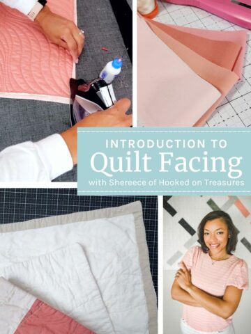 How to Finish a Quilt Using Facing