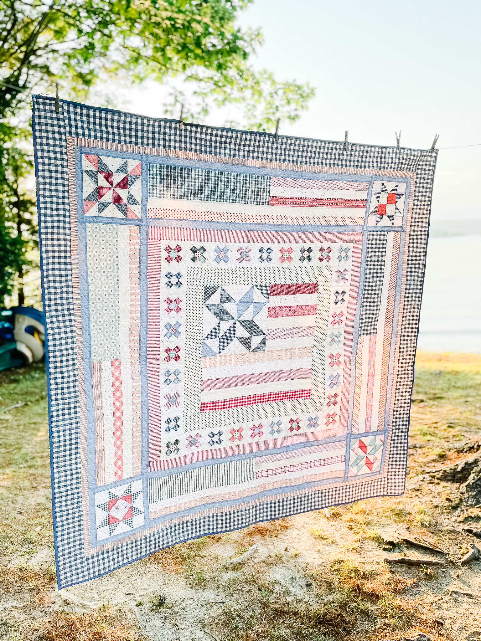 Flag Americana Quilt Pattern by Amy Smart
