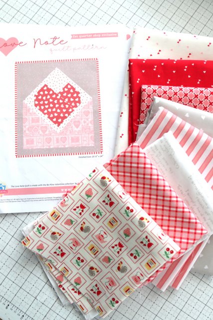 Free Valentine Mini Quilt Pattern: Love Note
