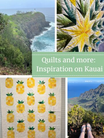 Quilt inspiration from Kauai