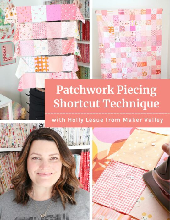 Short-cut tips for piecing patchwork quilts