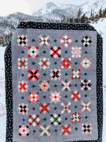 Liberty Christmas Quilt made by Amy Smart