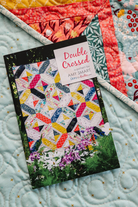 Double Crossed - fat quarter friendly quilt pattern - designed by Amy Smart