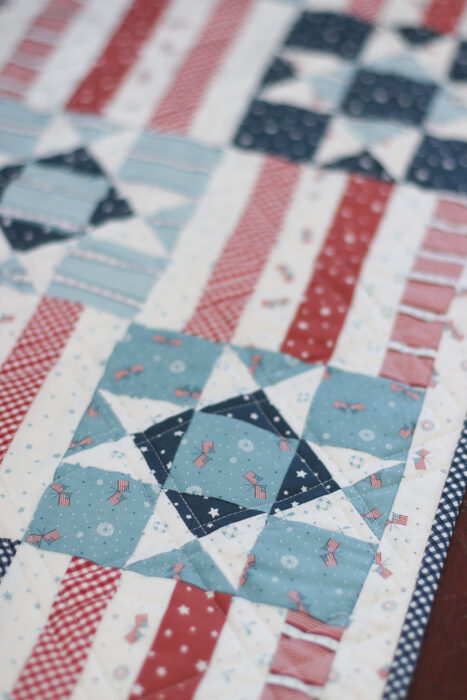 Patchwork quilted stars tutorial from Amy Smart of Diary of a Quilter