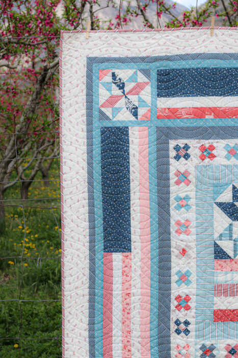 Cable Quilting by Melissa of Sew Shabby Quilting
