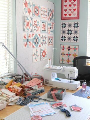 What's on my Sewing Table - Amy Smart Diary of a Quilter