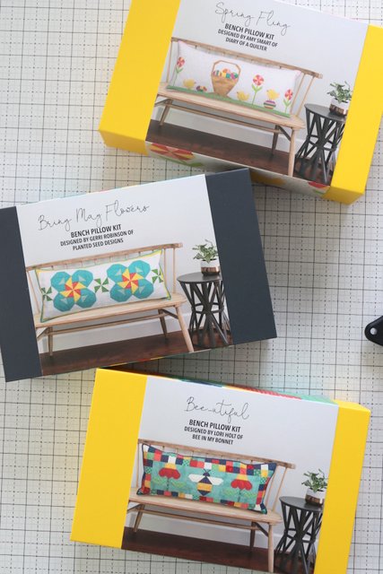 Riley Blake Bench Pillow Kit of the month
