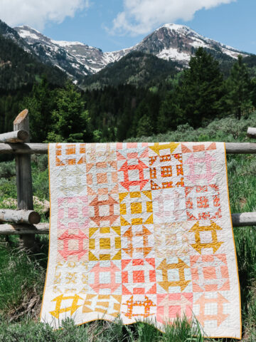 Fast Churn Dash Quilt pattern by Amy Smart