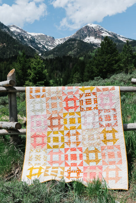 Fast Churn Dash Quilt pattern by Amy Smart