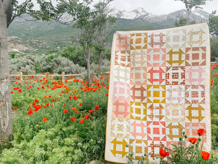 Fast Churn Dash Fat Quarter-friendly quilt pattern by Amy Smart