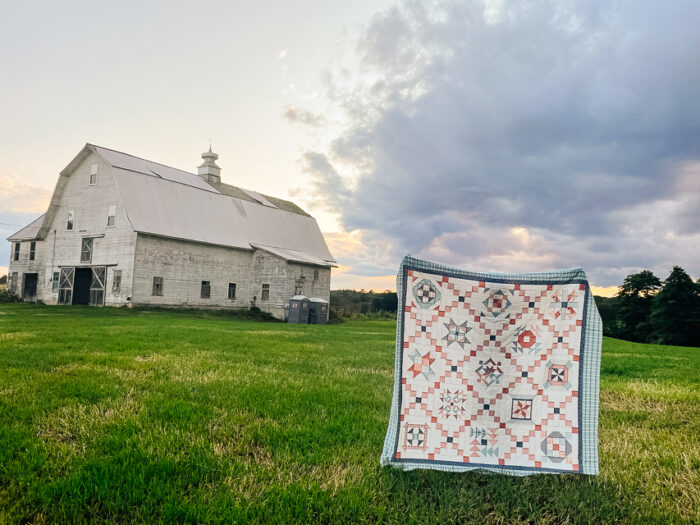 Riley Blake Sampler Quilt made with Portsmouth Fabric Collection by Amy Smart