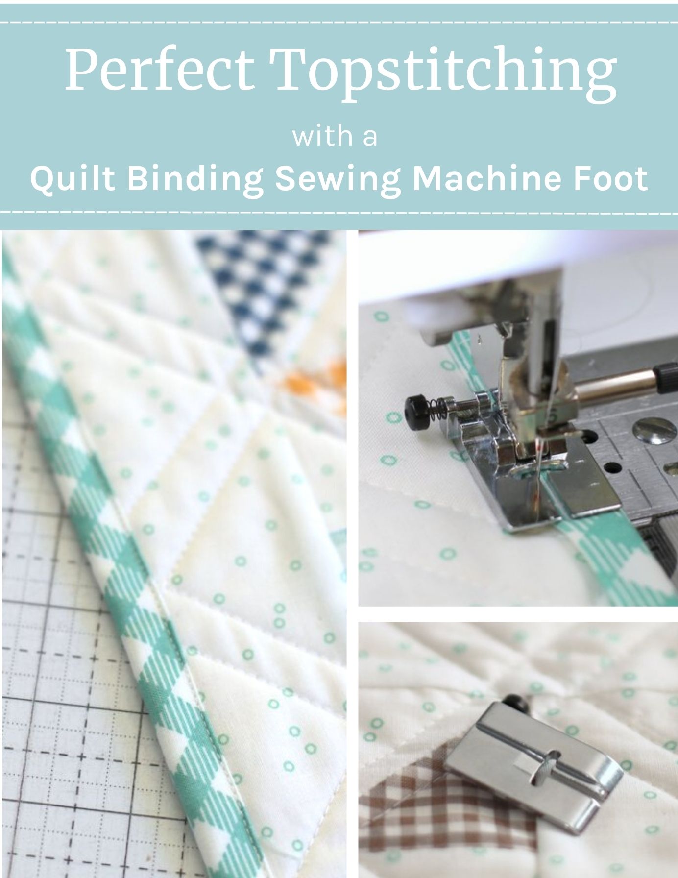 Perfect Binding with the Quilt Binding Foot - Diary of a Quilter - a quilt  blog