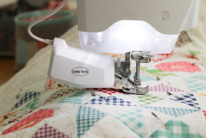 Machine Quilting with a Dual Feed Foot