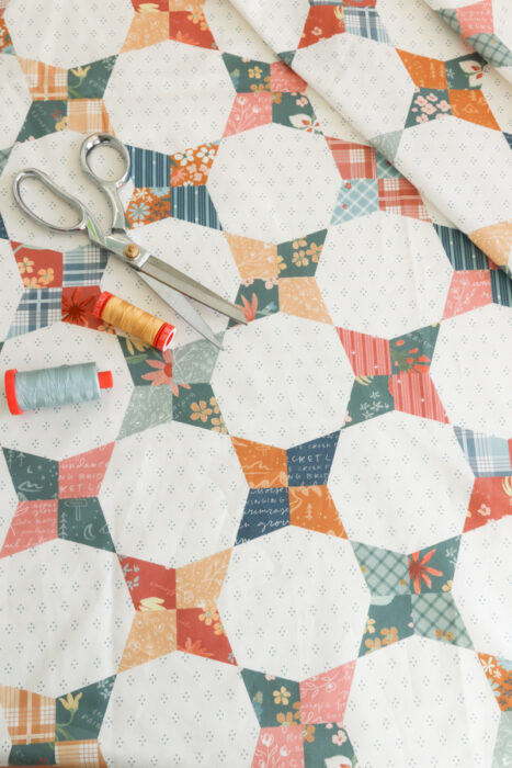 Cheater quilt print from Amy Smart for Riley Blake Designs