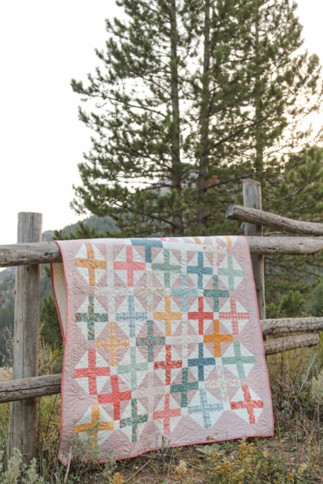 Hopscotch quilt pattern by Amy Smart - Jelly Roll friendly. Albion fabric collection coming March 2024