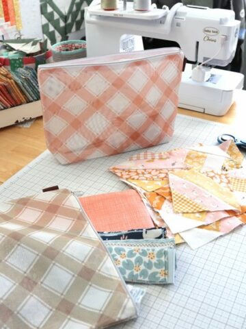 Mesh Project Storage Bags from the Fat Quarter Shop.