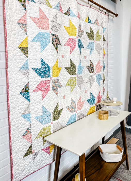 Quarter Star quilt pattern + kit from Liberty of London and Amy Smart.