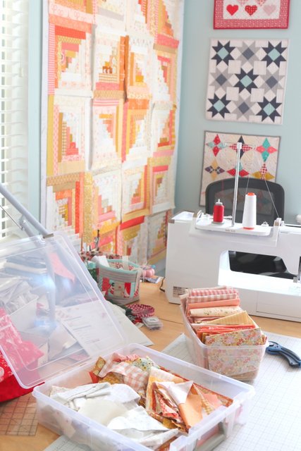 Amy Smart Diary of a Quilter Sewing Room