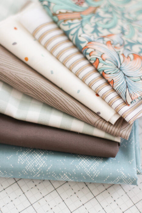 Curated fabric bundle from Perfectly Pieced and ME Time Delivered