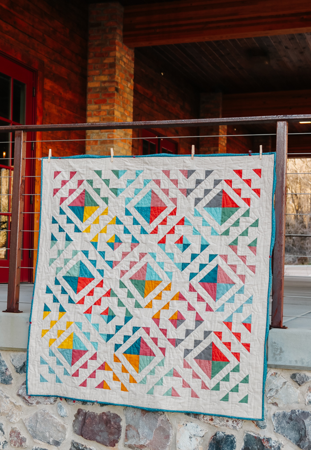 Cascade Falls Quilts in Solids Diary of a Quilter a quilt blog