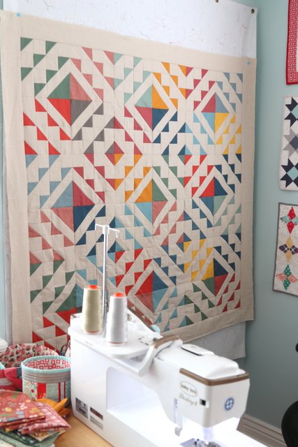 Cascade Falls quilt pattern by Amy Smart featuring Riley Blake Confetti Cotton